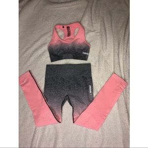 Gym shark ombré set